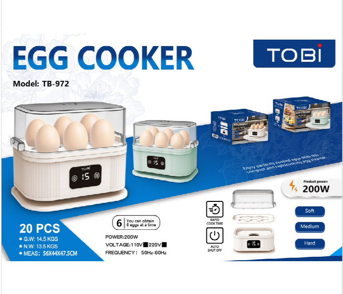 TOBi Digital Egg Cooker