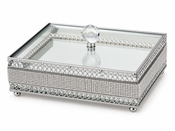 Crystal Vanity Jewelry Box