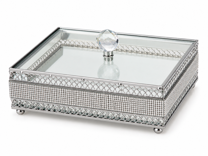 Crystal Vanity Jewelry Box