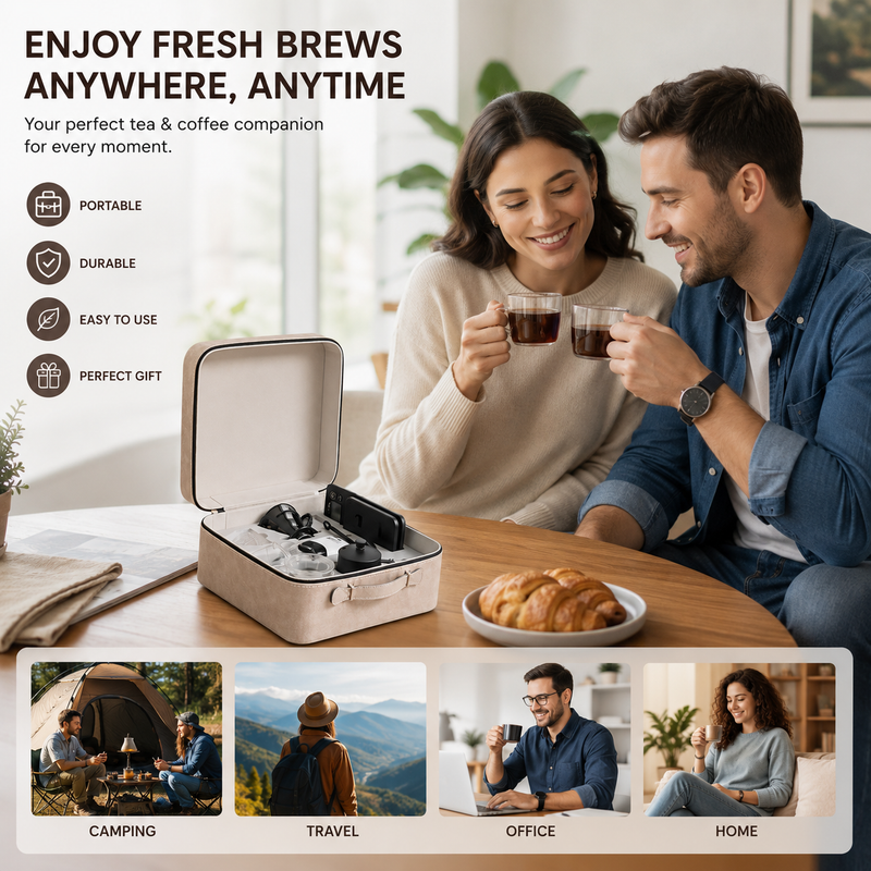 Portable Coffee Brewing Travel Kit